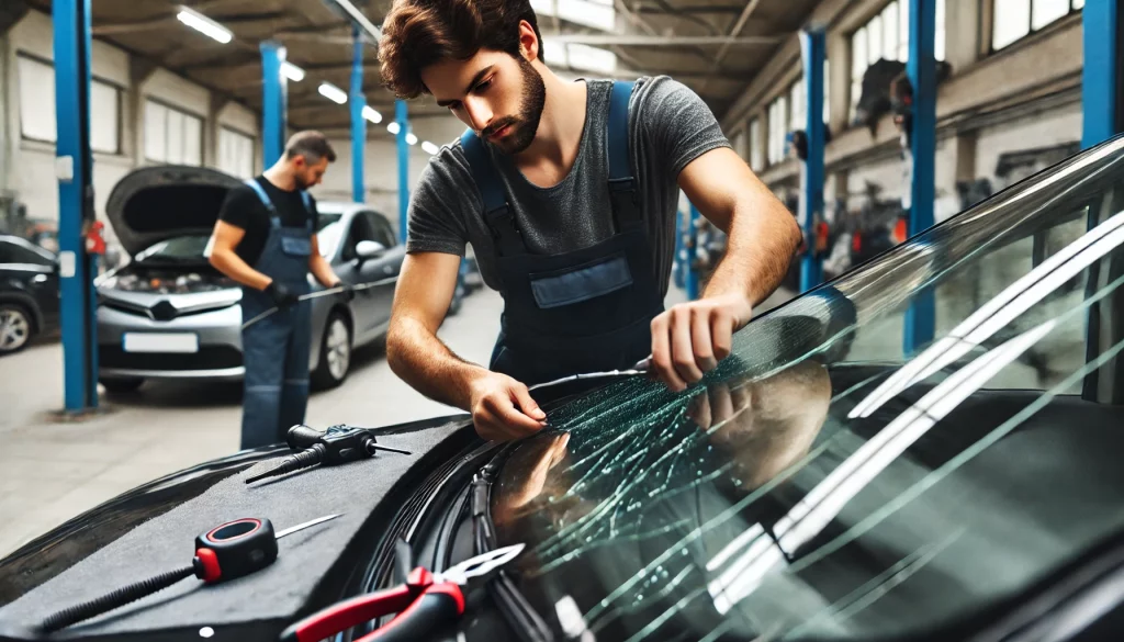 Auto glass service